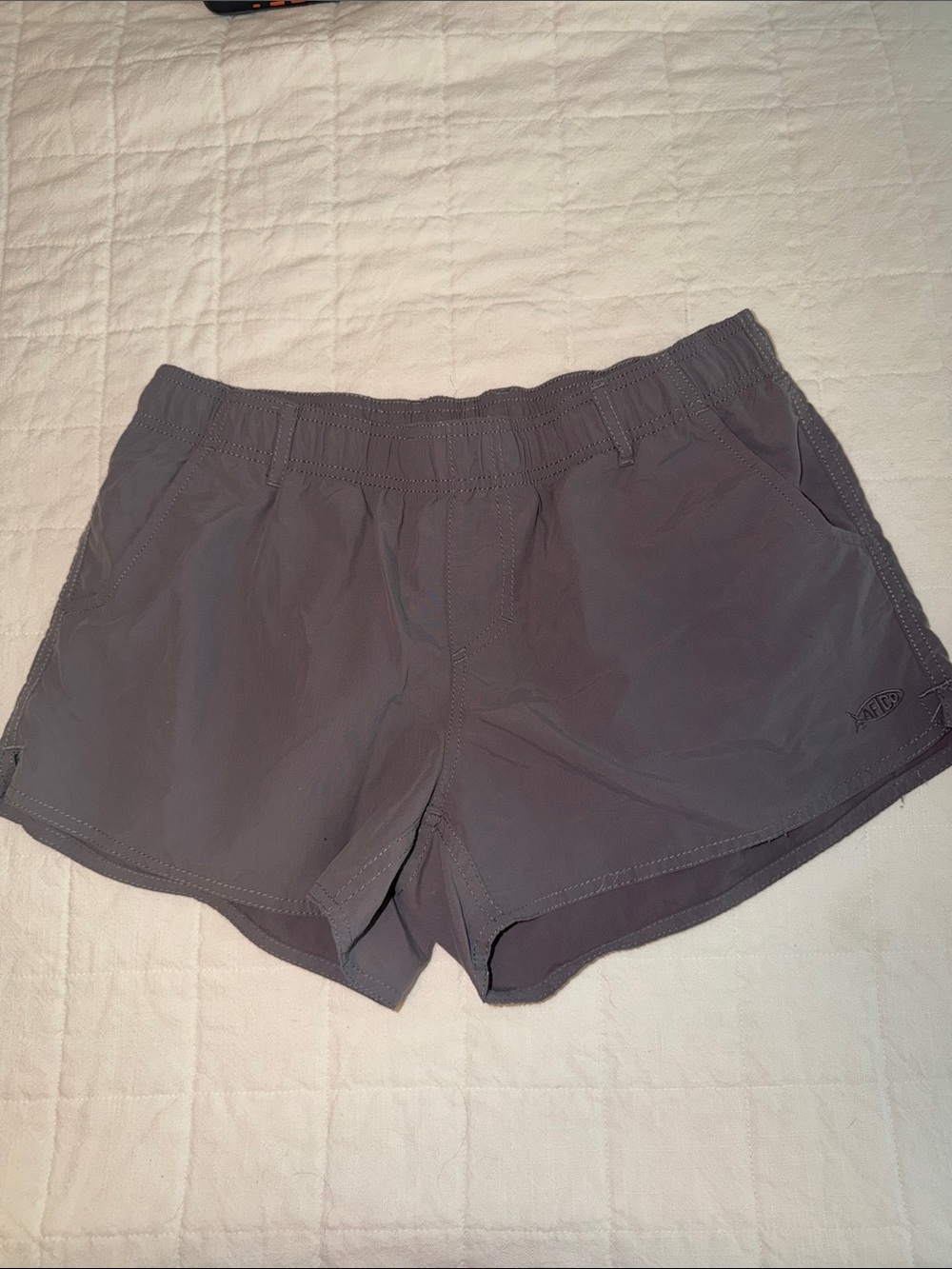 Women's Gray Athletic Shorts - Aftco
